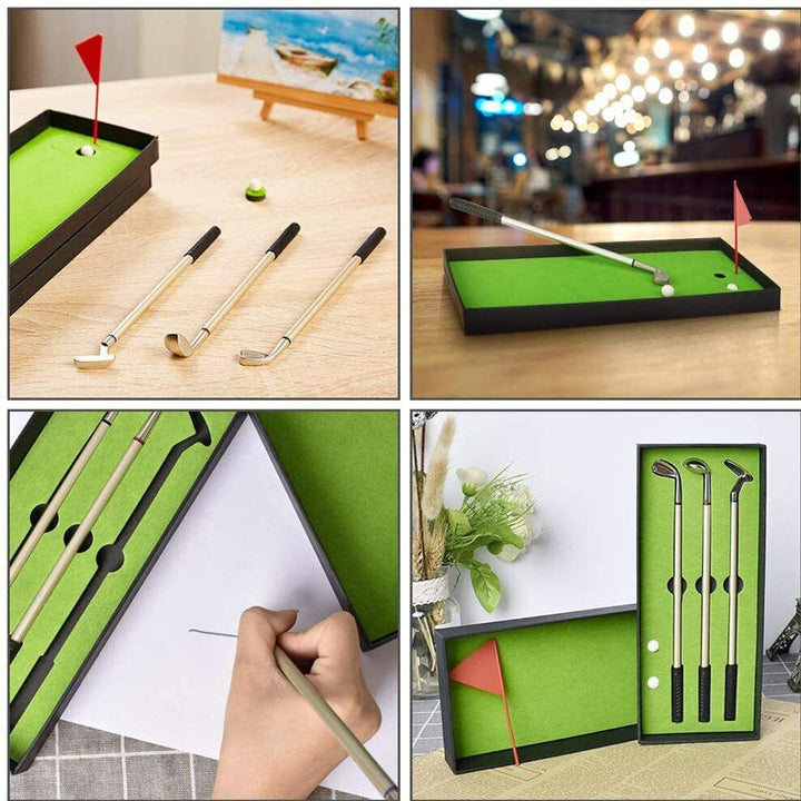 Golf gift with putting green Bowlift