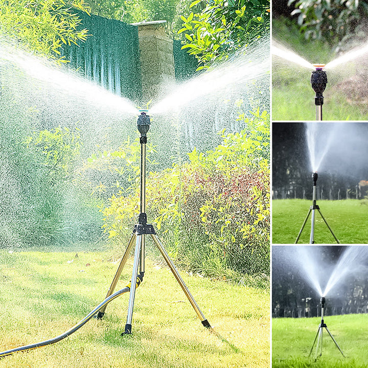 Automatic rotating tripod sprinkler | Bowlift