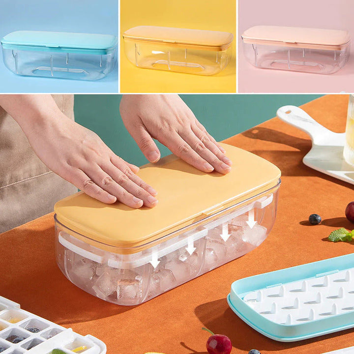 CoolCatcher – Handy Ice Cube Maker with Collection Tray Bowlift