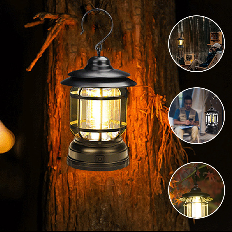 Portable multifunctional outdoor camping lamp | Bowlift