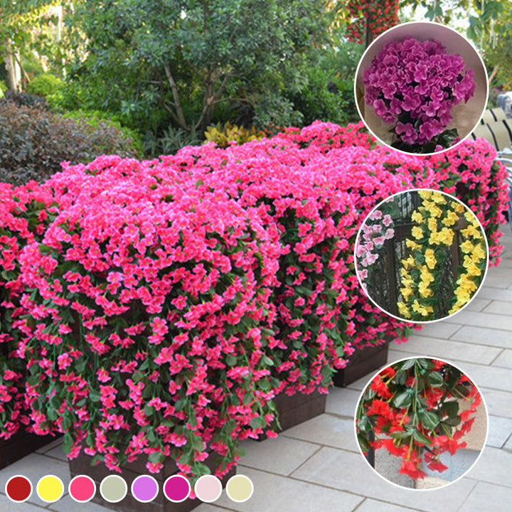 BowLift | Simulated Violet Hanging Basket