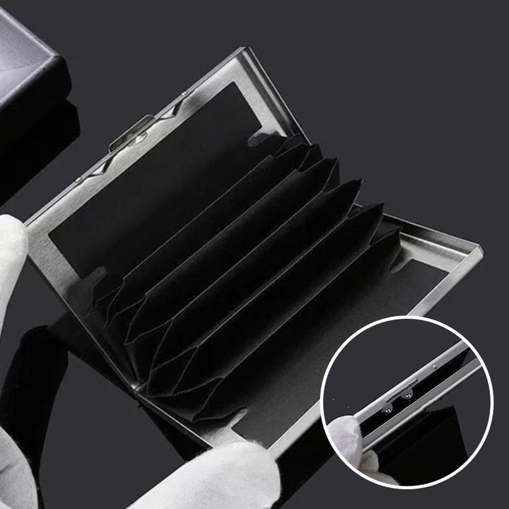 BowLift | Ultral thin card case with theft and demagnetization protection
