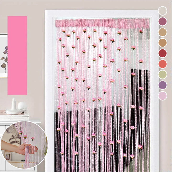 BowLift | Rose Thread Door Curtain