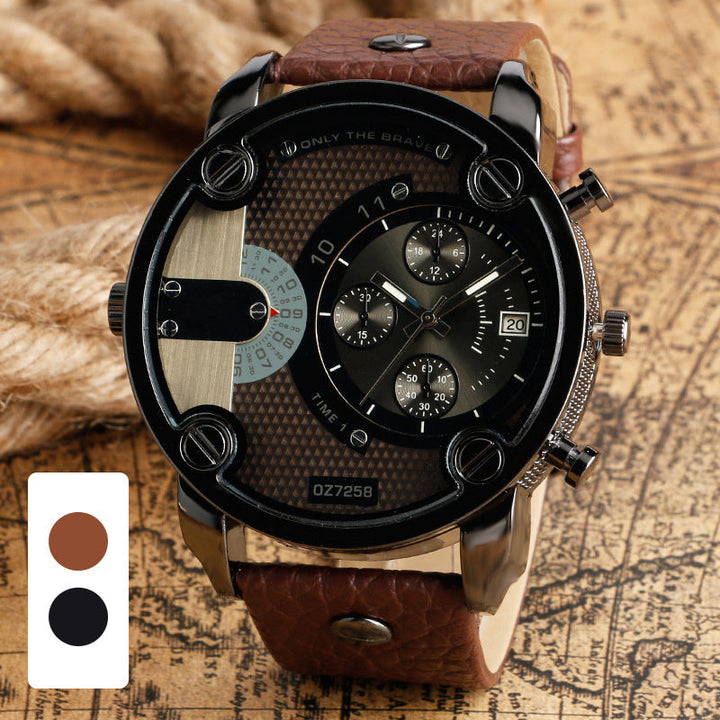 BowLift | Men's Fashion Large Dial Style Steel Band Watch