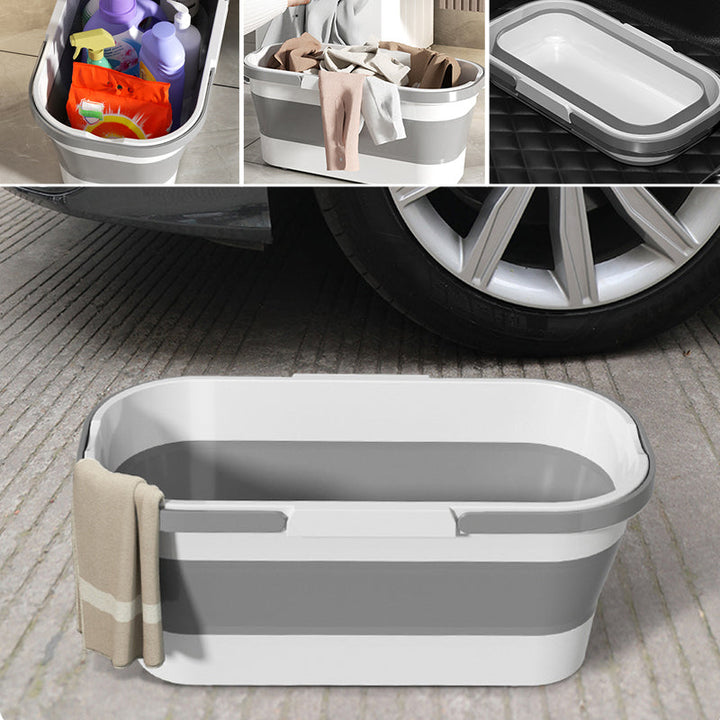 Foldable Portable Rectangular Bucket | Bowlift