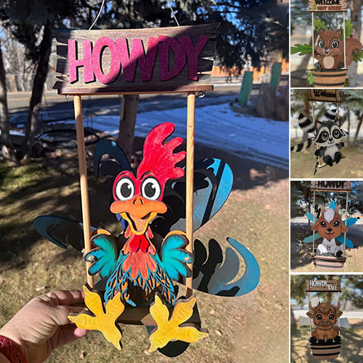 BowLift | Animal Windmill Yard Art Decoration