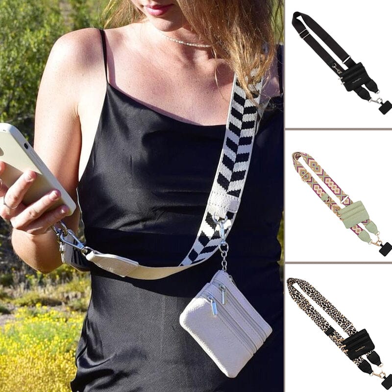 BowLift | Phone Strap with Zippered Pouch