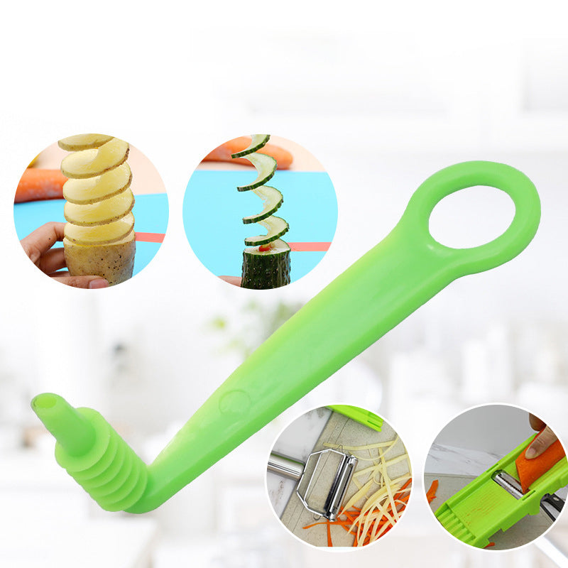 2-in-1 Vegetable Shredder & Slicer, Multi Double Knife Peeler | Bowlift