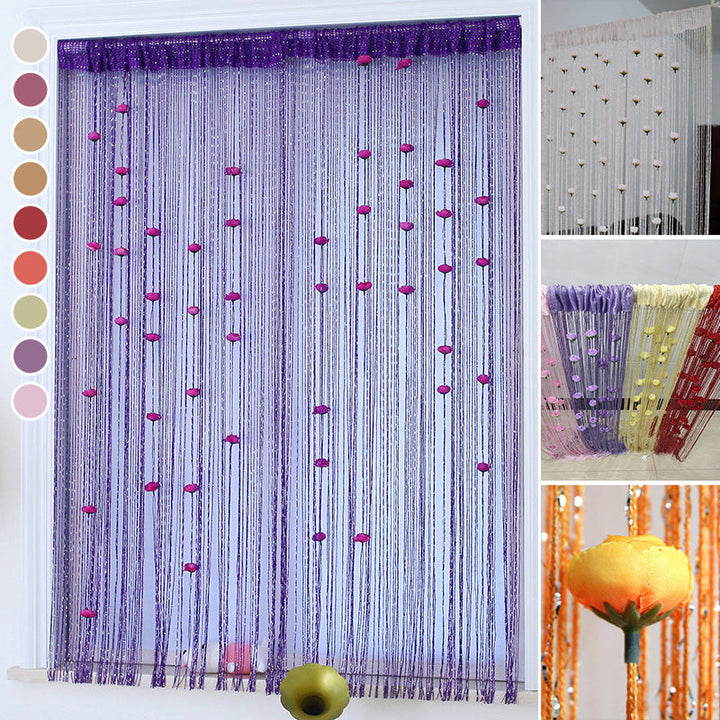 BowLift | Rose Thread Door Curtain