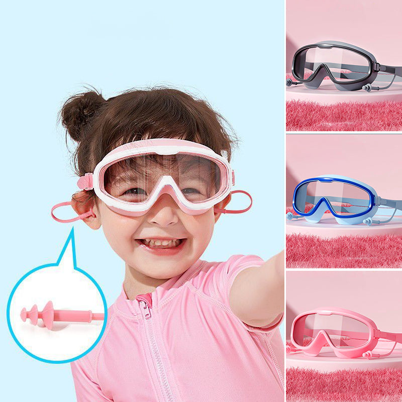 BowLift | HD large frame waterproof and anti-fog swim goggles