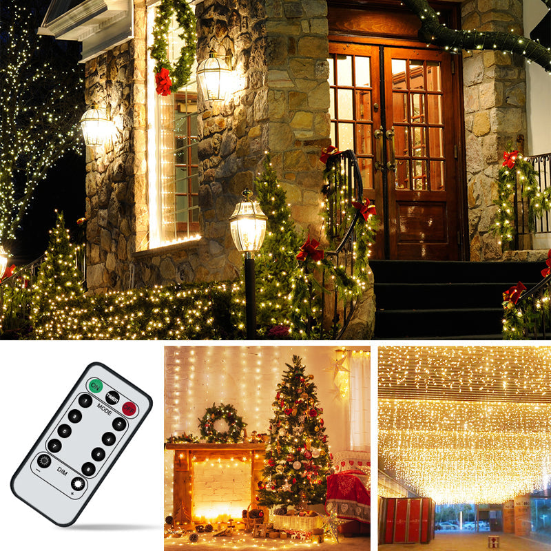 BowLift | Twinkle Star 300 LED Window Curtain String Light