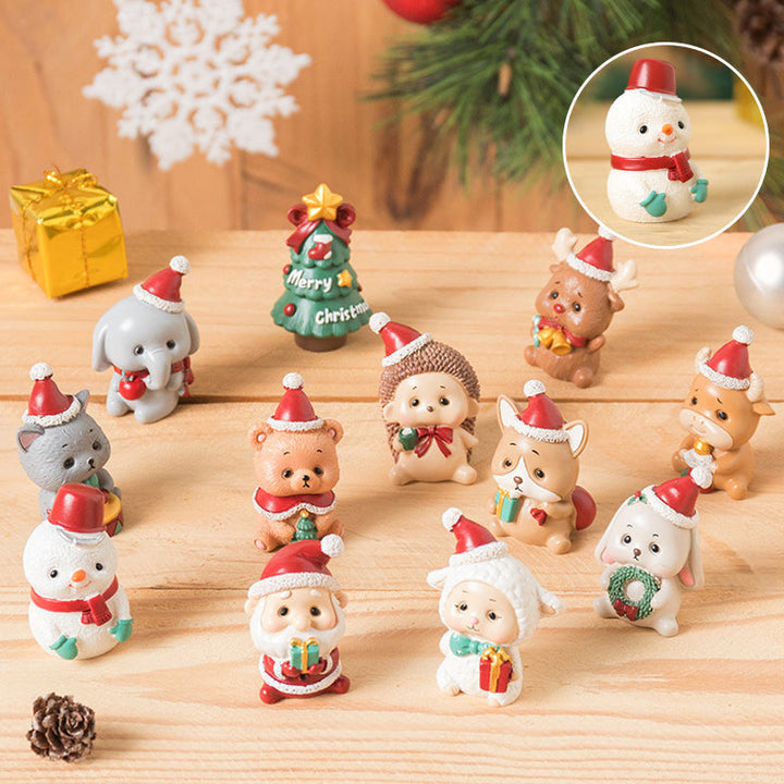 BowLift | Handmade Animal Santa Ornaments
