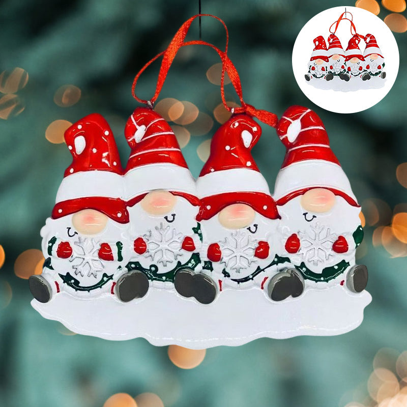 BowLift | 4 Names-Custom Family Christmas Xmas Tree Decoration Ornament with Name-Dwarfs Family