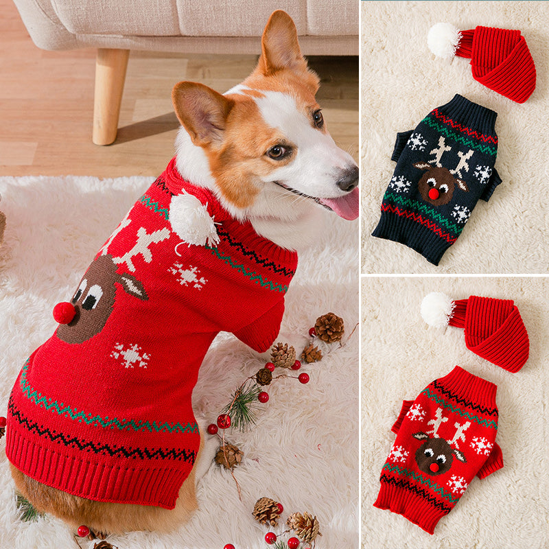 Warm Christmas clothing for pets | Bowlift