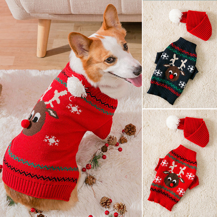 Warm Christmas clothing for pets | Bowlift