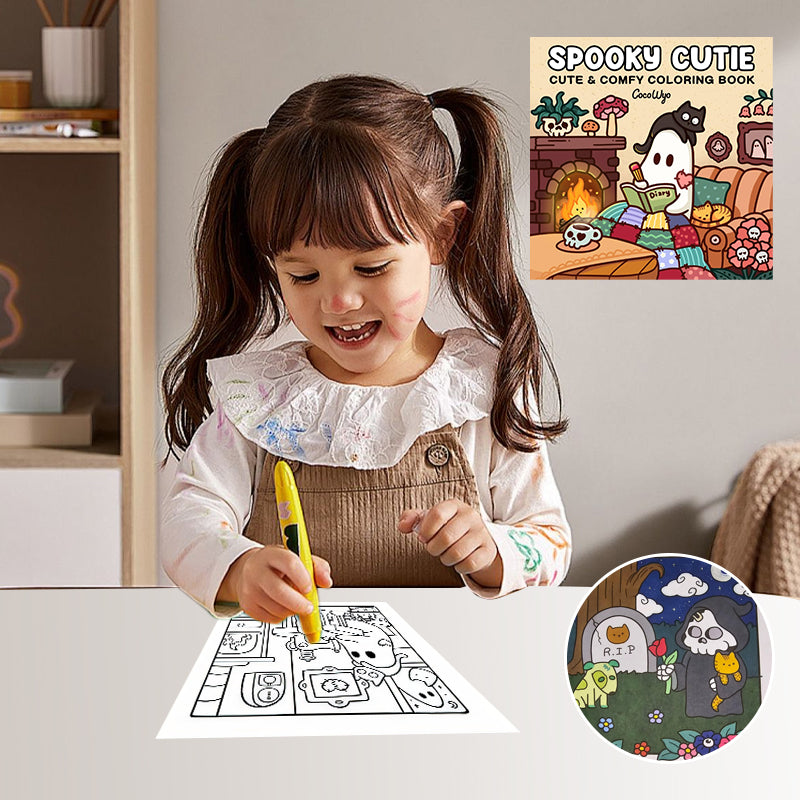 BowLift | Spooky Cutie: Coloring Book for Adults and Teens