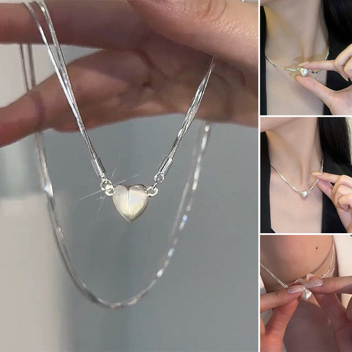 BowLift | Necklace with magnetic heart pendant