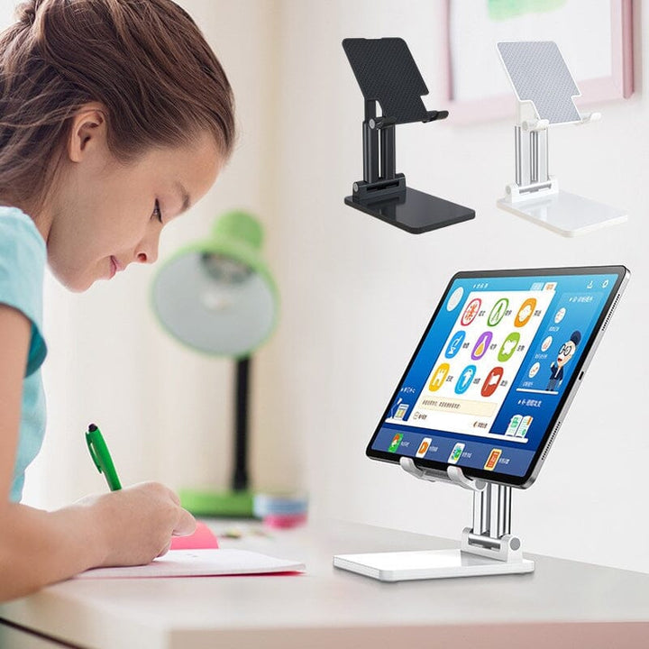 BowLift | Foldable or white pole phone desk holder