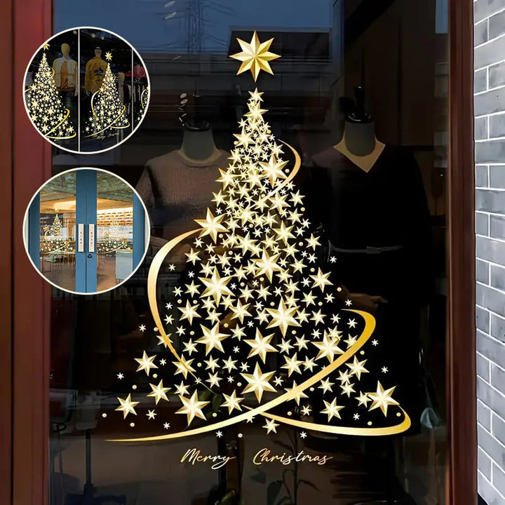 BowLift | Christmas tree window sticker