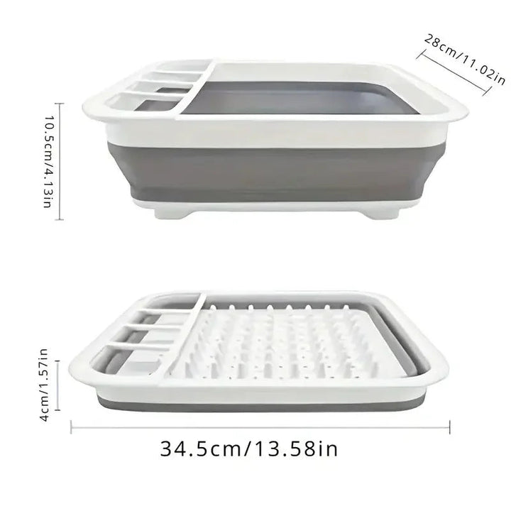 Foldable Dish Rack Kitchen Storage and Drain Tray for Tableware | Bowlift