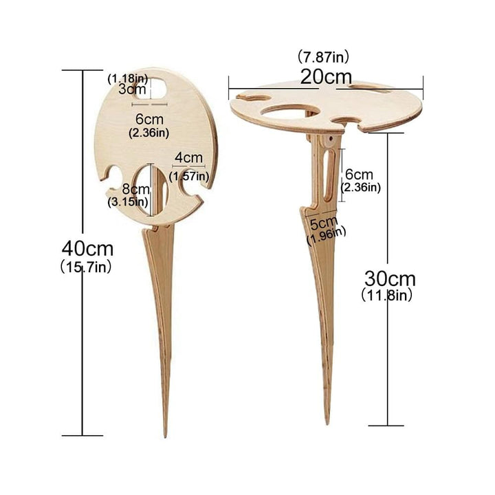 BowLift | Foldable Outdoor Wine Table
