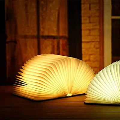 BowLift | Folding Book Lamp with Warm LED Lighting - StoryGlow