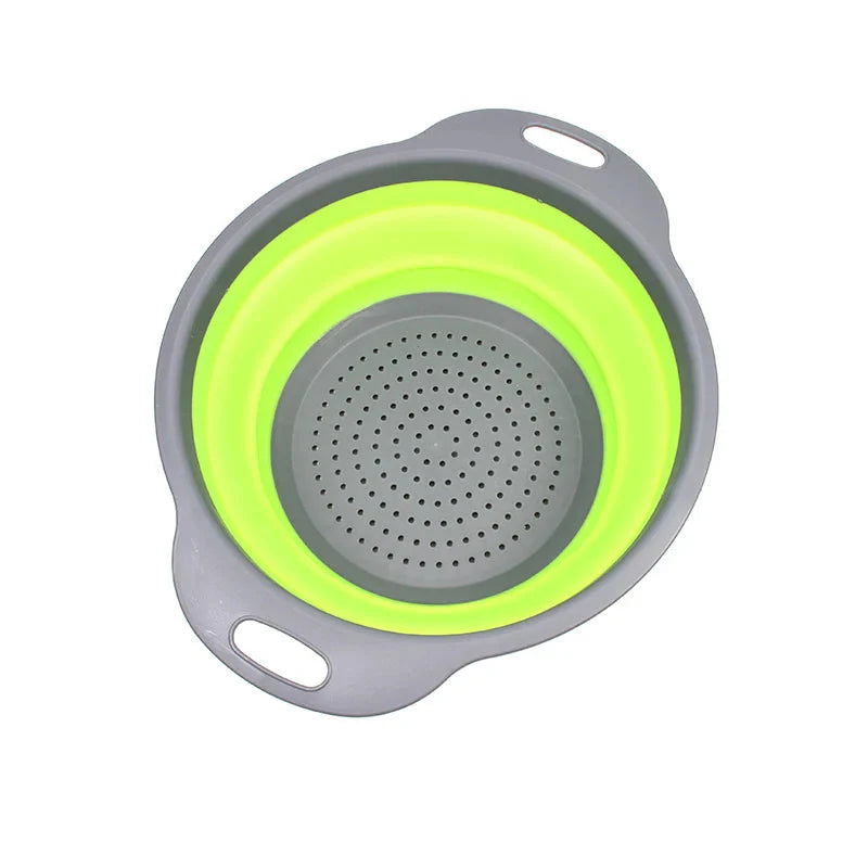 Folding Silicone Vegetable Strainer Collapsible Silicone Colander | Bowlift