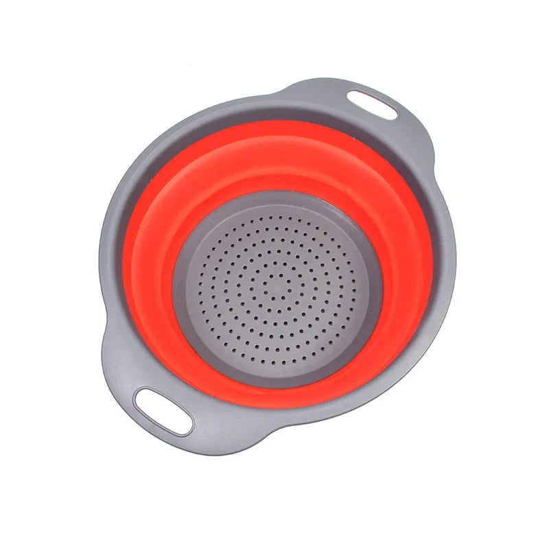 Folding Silicone Vegetable Strainer Collapsible Silicone Colander | Bowlift