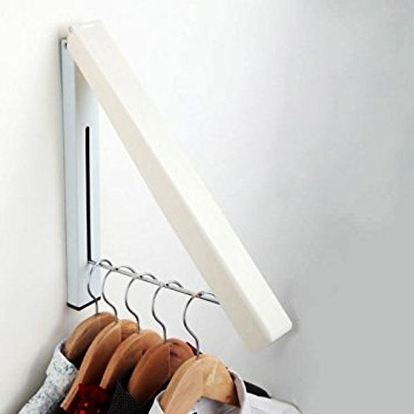 Foldable dress rack for the wall | Bowlift