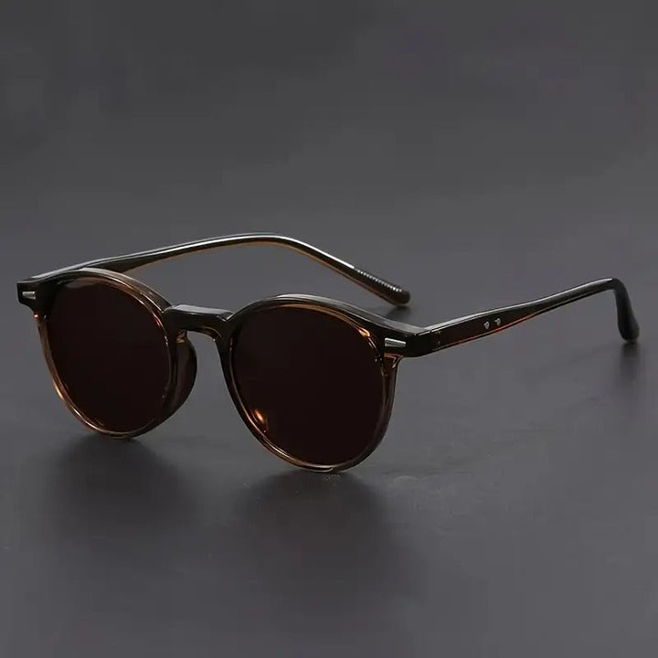 BowLift | Men's Sunglasses RetroView – Round Tortoiseshell Glasses with Light Frame