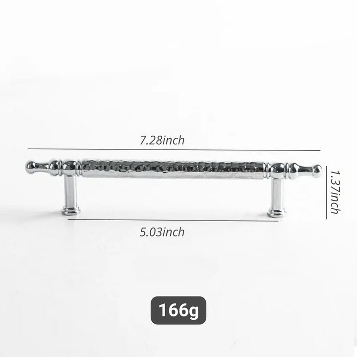 French Handmade Hammer Pattern Cabinet Drawer Door Handle | Bowlift
