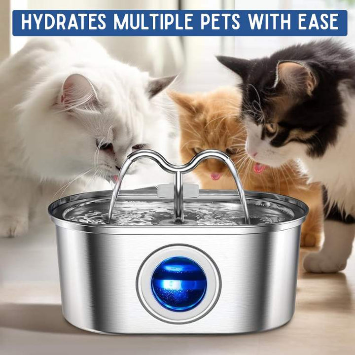 BowLift | Pet Water Fountain | Silent Operation, Durable Stainless Steel & Ideal for Cats and Dogs