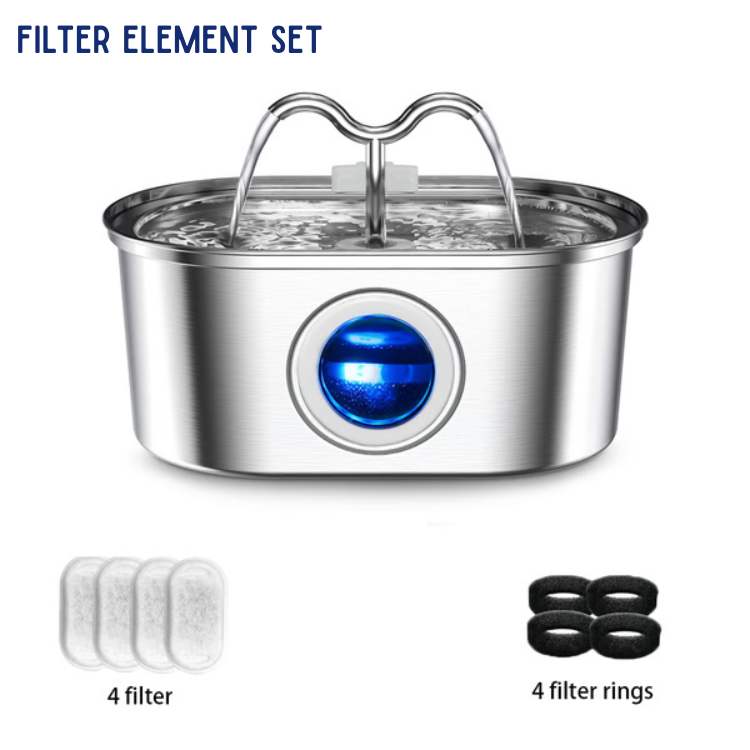 BowLift | Cat Water Fountain | Silent Operation, Stainless Steel & Hygienic Design for Healthy Hydration