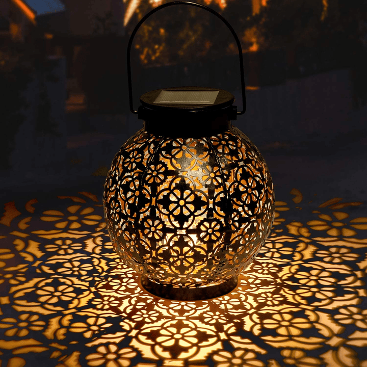 BowLift | SolarGlow Lantern | Moroccan-Style Outdoor Solar Light