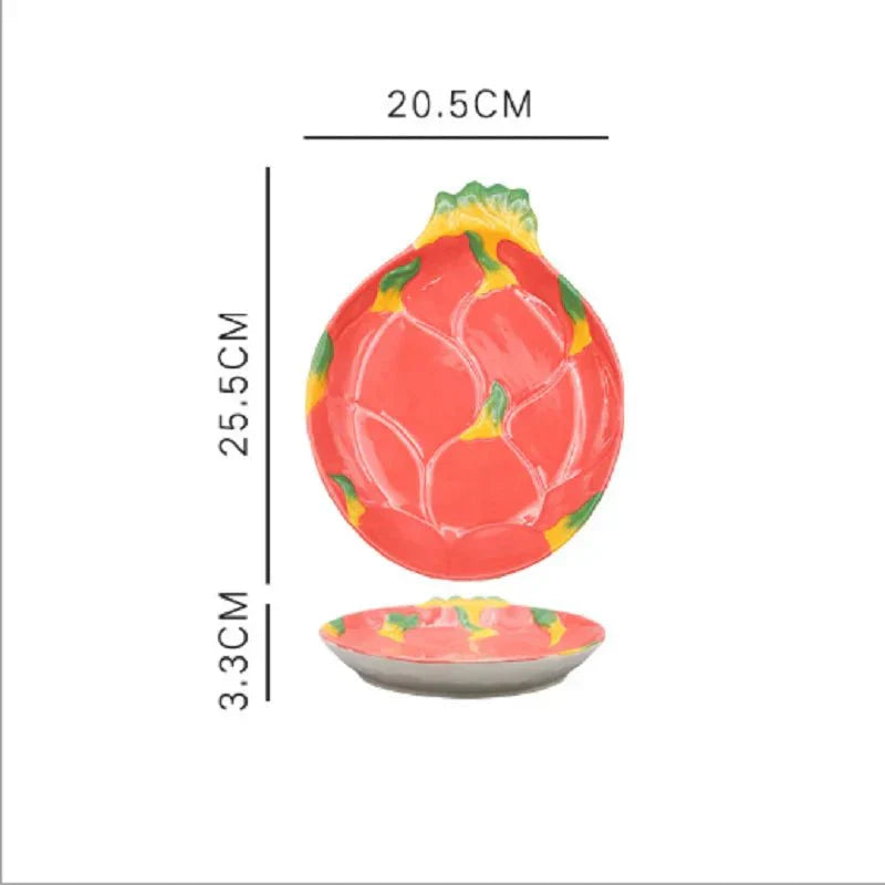 BowLift | Vegetable Shapes Ceramic Salad Plate