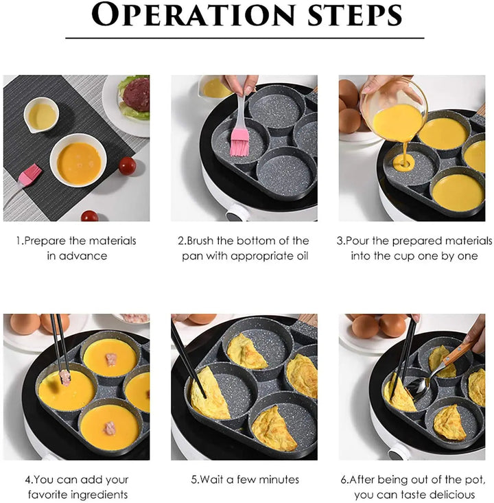 Frying Pot Pan Thickened Omelet Pan Non-Stick Egg Pancake Cookware | Bowlift