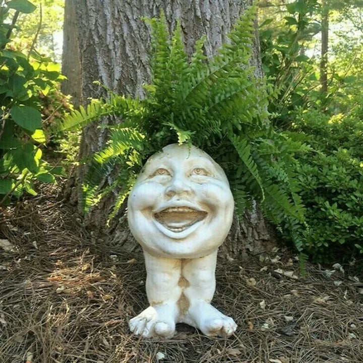 BowLift | Funny Face Resin Succulent Planter - GigglePot