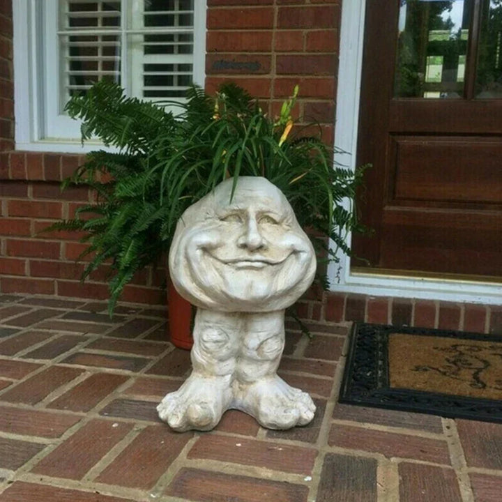 BowLift | Funny Face Resin Succulent Planter - GigglePot