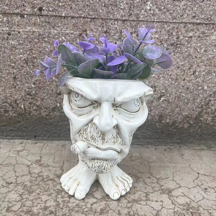 BowLift | Funny Face Resin Succulent Planter - GigglePot