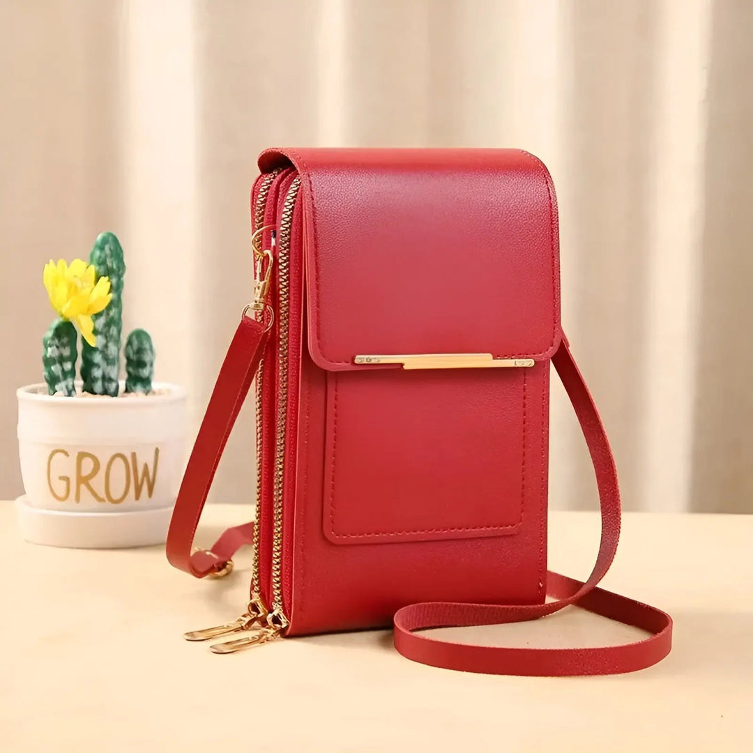 Trendy Leather Anti-Theft Women's Shoulder Bag - SecureStyle | Bowlift