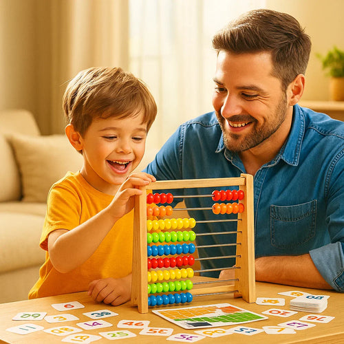 BowLift | Wooden Counting Frame for Learning to Count and Calculate