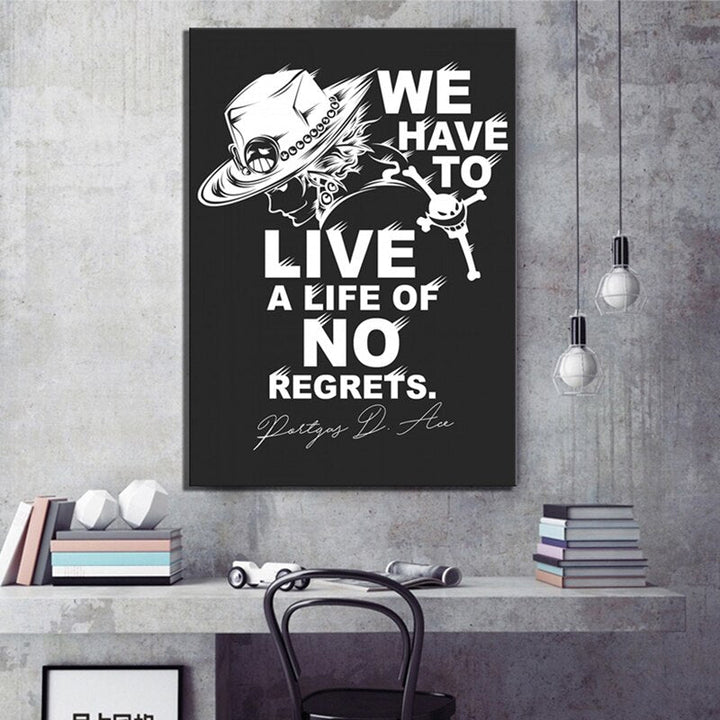 Live a Life - Canvas Wall Art Painting | Bowlift