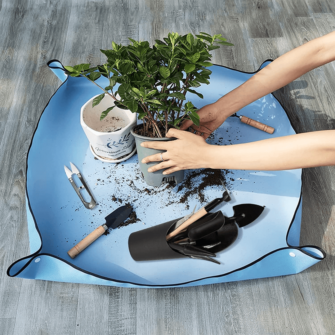 BowLift | GardenMat 2.0 – Waterproof Foldable Gardening Work Mat for Clean & Organized Planting