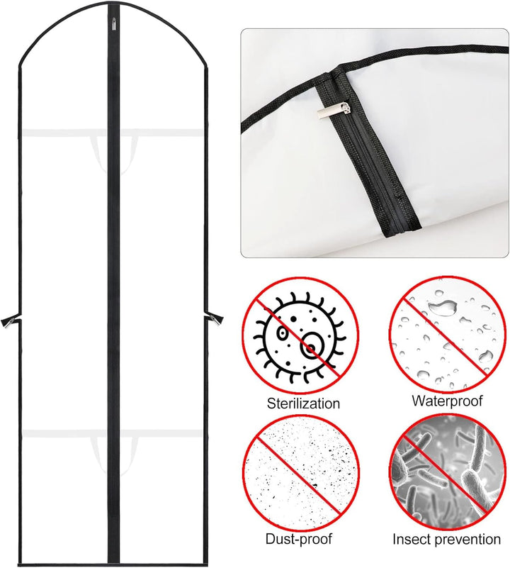 Extra-Long Dress & Gown Garment Bag – 180cm Protective Covers with Handles | Bowlift