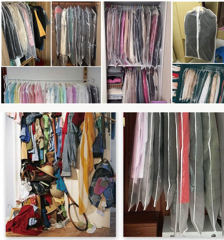 Clear Garment Storage Bags – Pack of 5 (Buy 1, Get 1 FREE) | Bowlift