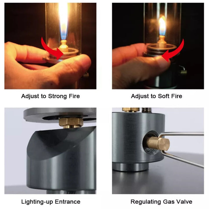 BowLift | Portable Gas Lamp with Adjustable Brightness