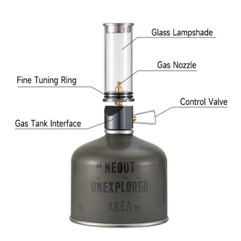 BowLift | Portable Gas Lamp with Adjustable Brightness