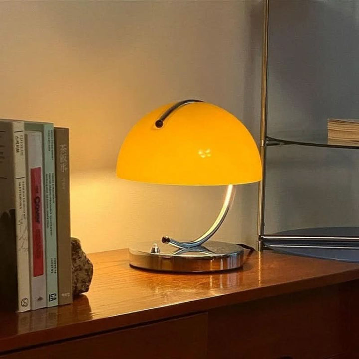 BowLift | Mushroom Glass Table Lamp in Danish Style