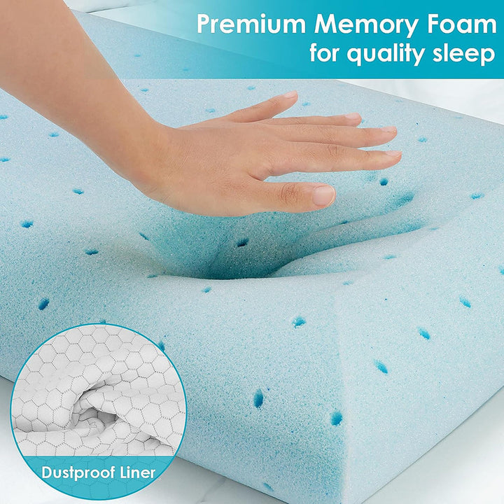 GeliPillex Cooling Gel Memory Foam Pillow | Bowlift