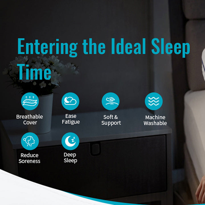 GeliPillex Cooling Gel Memory Foam Pillow | Bowlift